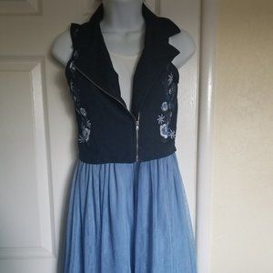 Spring Blue Total Girl Dress